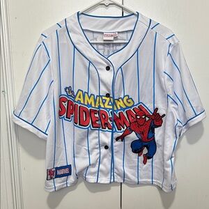 Marvel The Amazing Spider-Man Womens Cropped Jersey